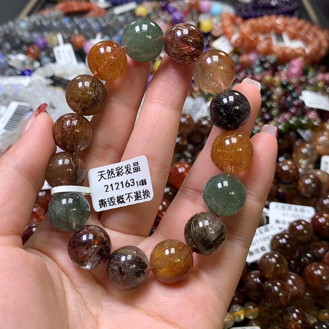 水晶手链未镶嵌，