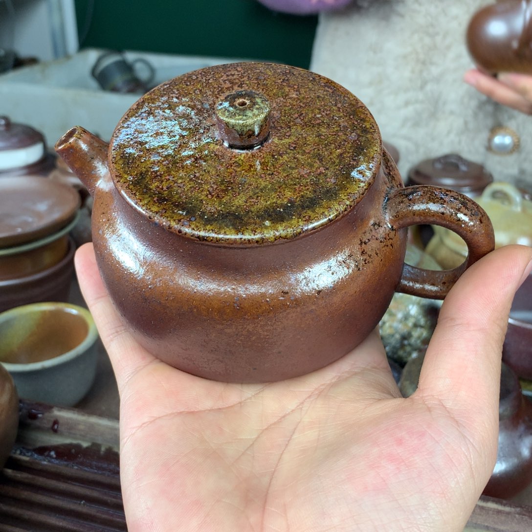 紫砂柴烧纯自然柴烧