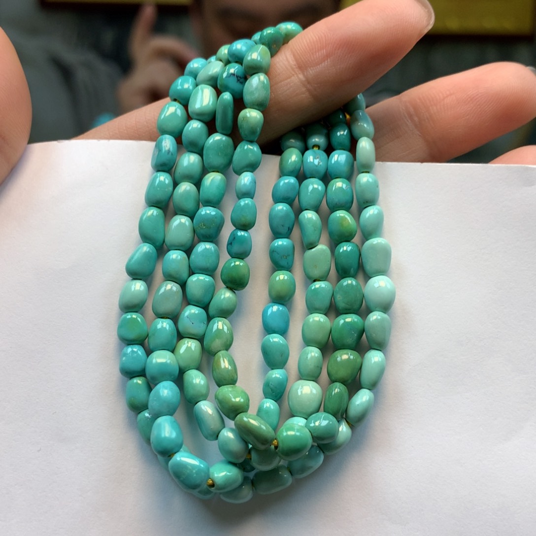 绿松石长链未镶嵌