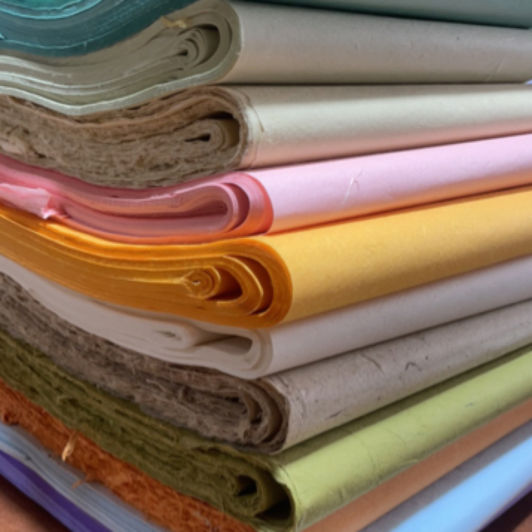 臻品堂草木染褚皮半熟24*180厘米25张直播间自选颜色