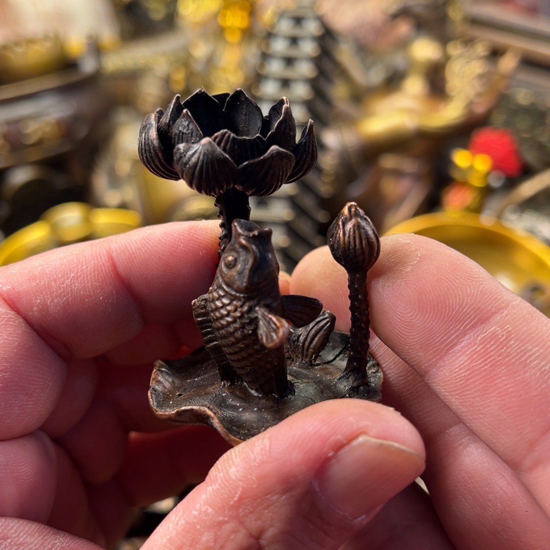 茶壶香炉铜器摆件