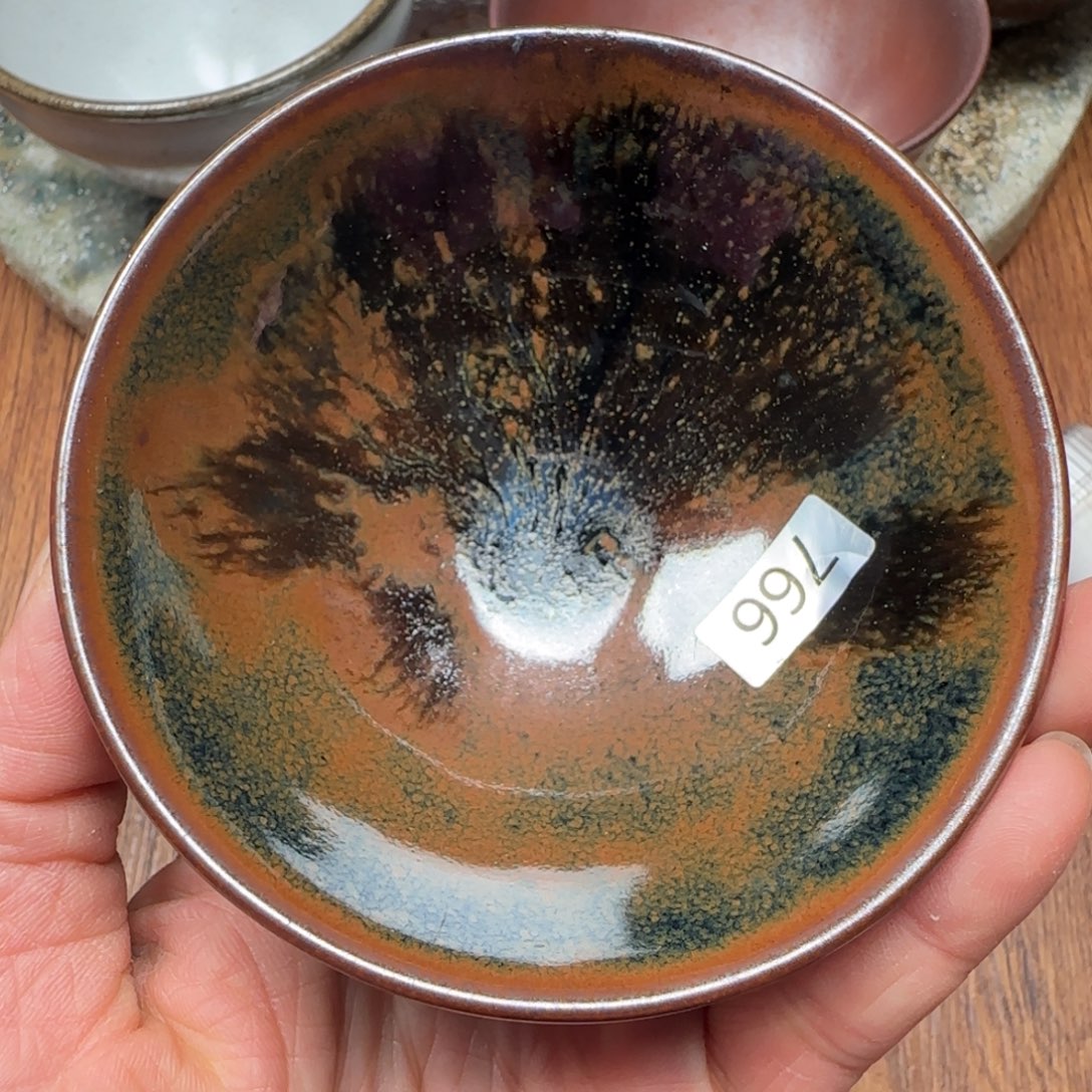 柴烧建盏茶盏茶杯766