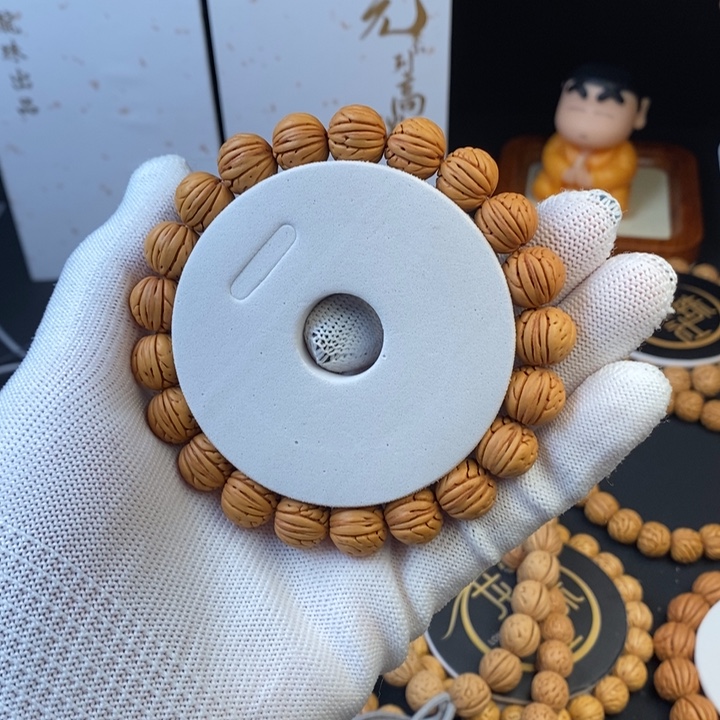 桃核手串磐石12 （尺寸误差0.5之间）