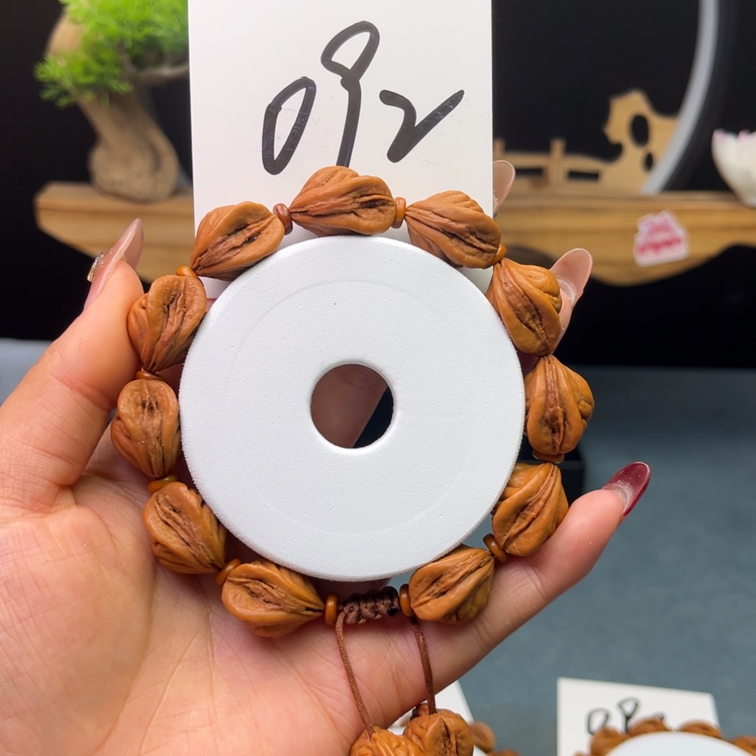 桃核手串15精品生命之源