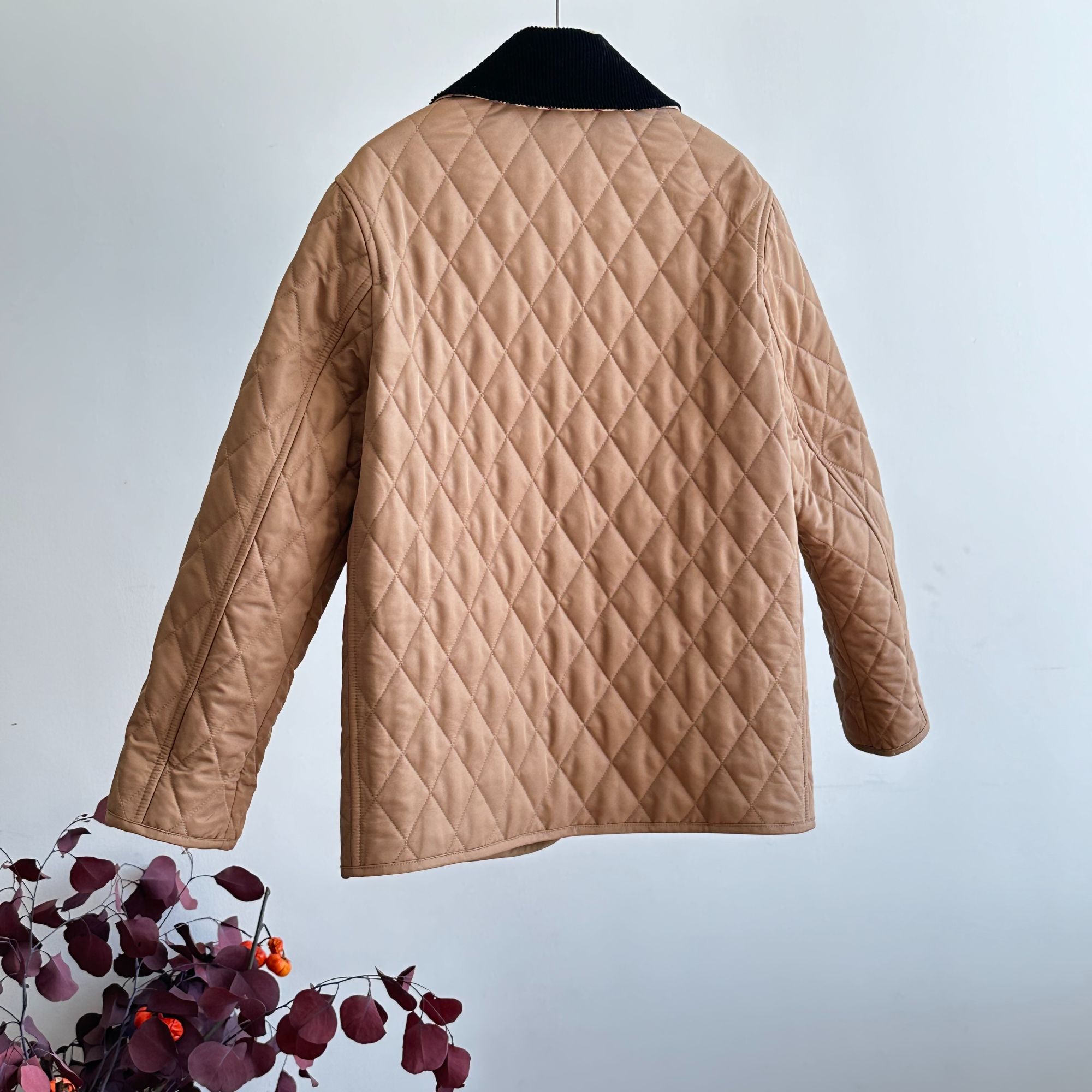 【奶奶服】   经典菱格-棉服-6061