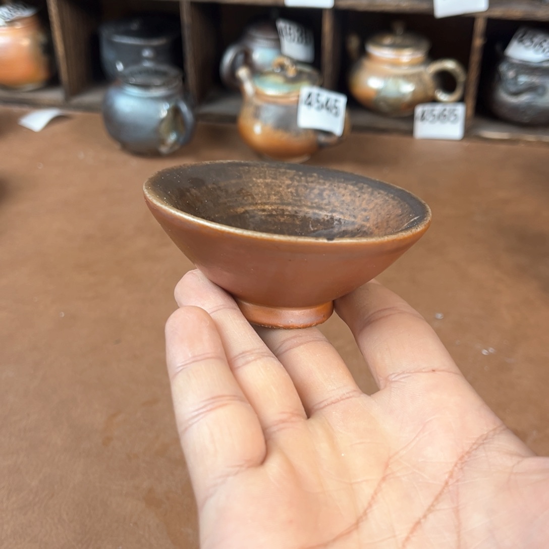 杯柴烧茶器主人杯