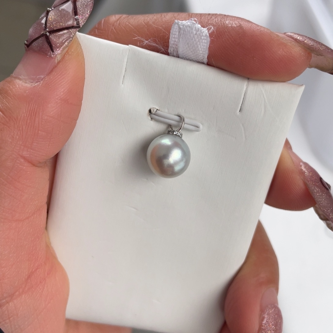 海水珍珠颈饰18K金镶嵌