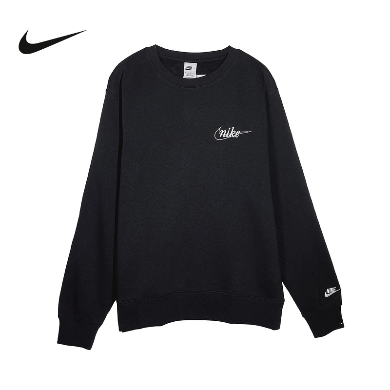 NIKE/耐克卫衣男子2026新款运动加绒休印花圆领套头衫IF0680010