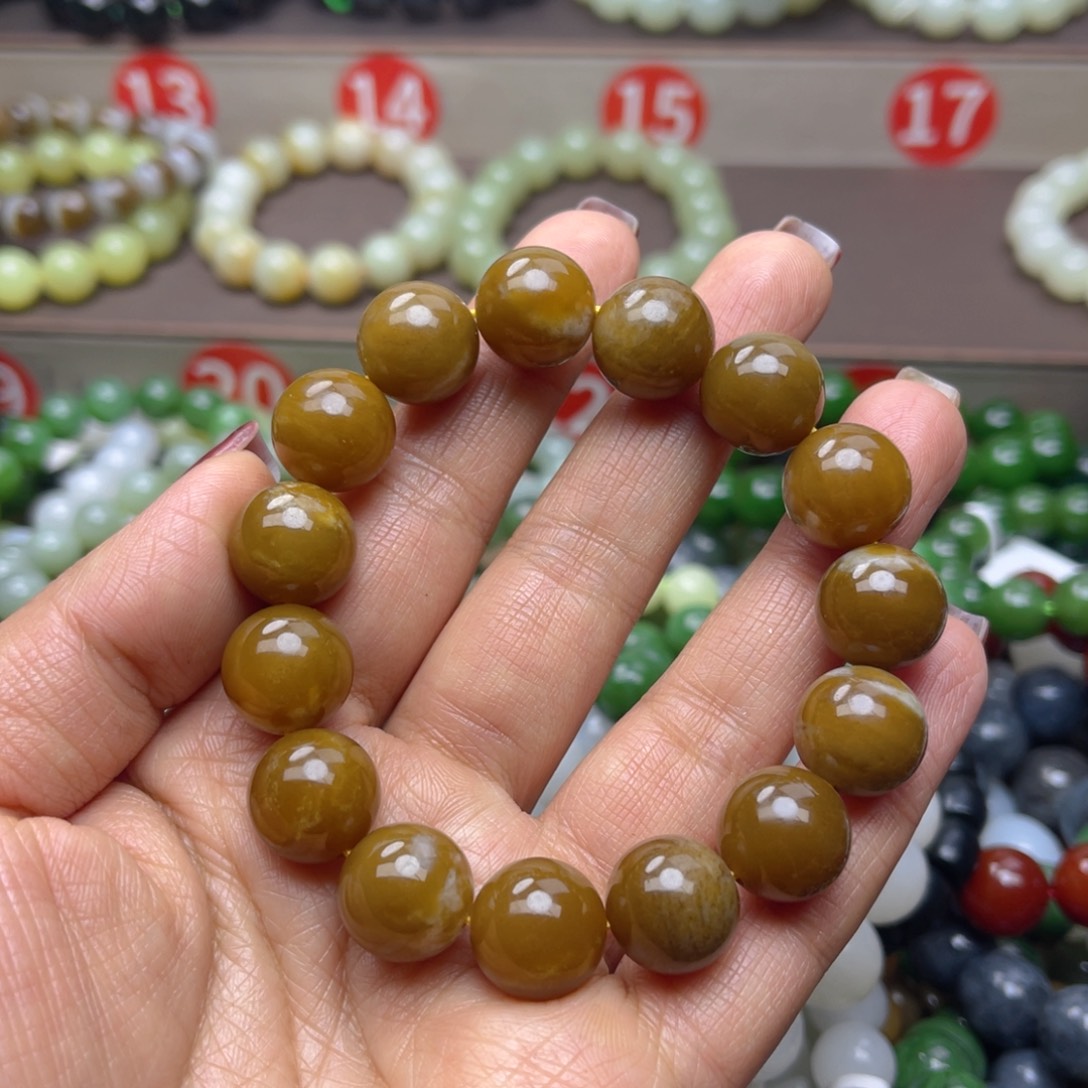 和田玉未镶嵌手链