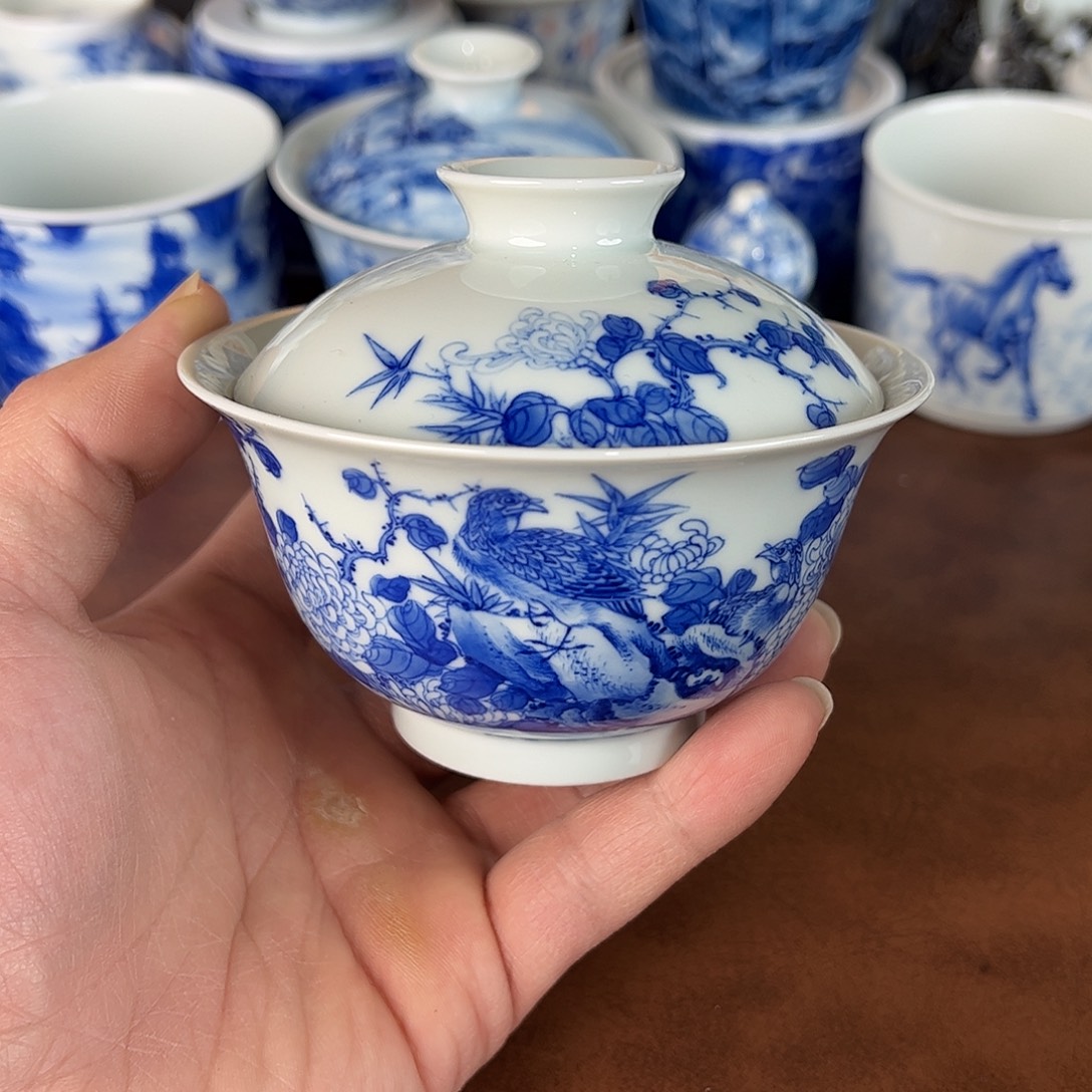 ****℘瓷片景德镇全手工手绘陶瓷