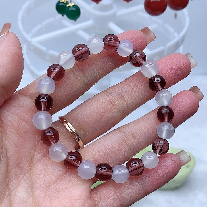 玛瑙/玉髓合金手串