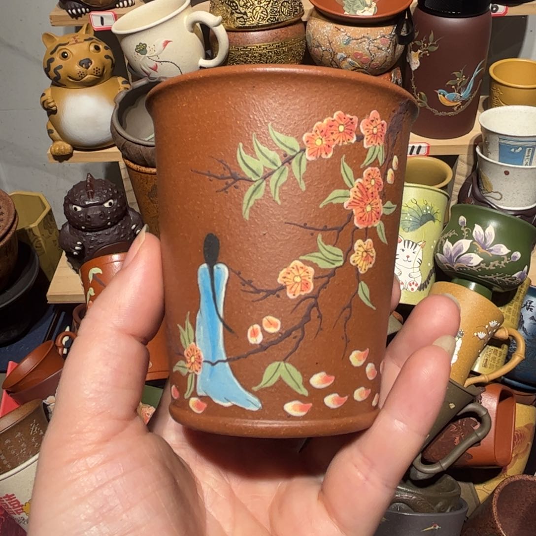 紫砂茶杯宜兴紫砂主人杯