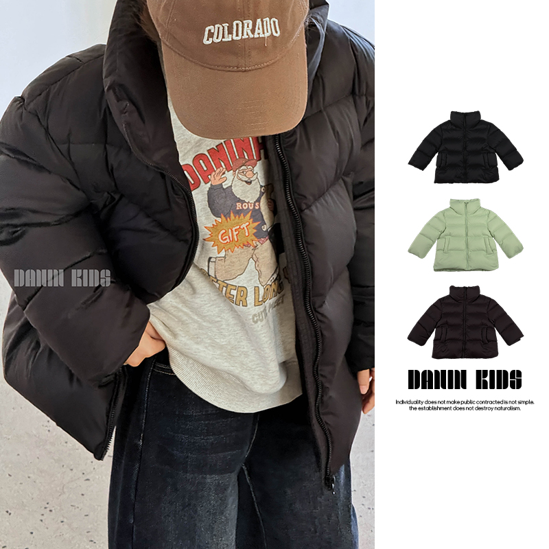 嗒囜【极寒小卫士】立领男女童冬装厚款羽绒服新款保暖童装外套