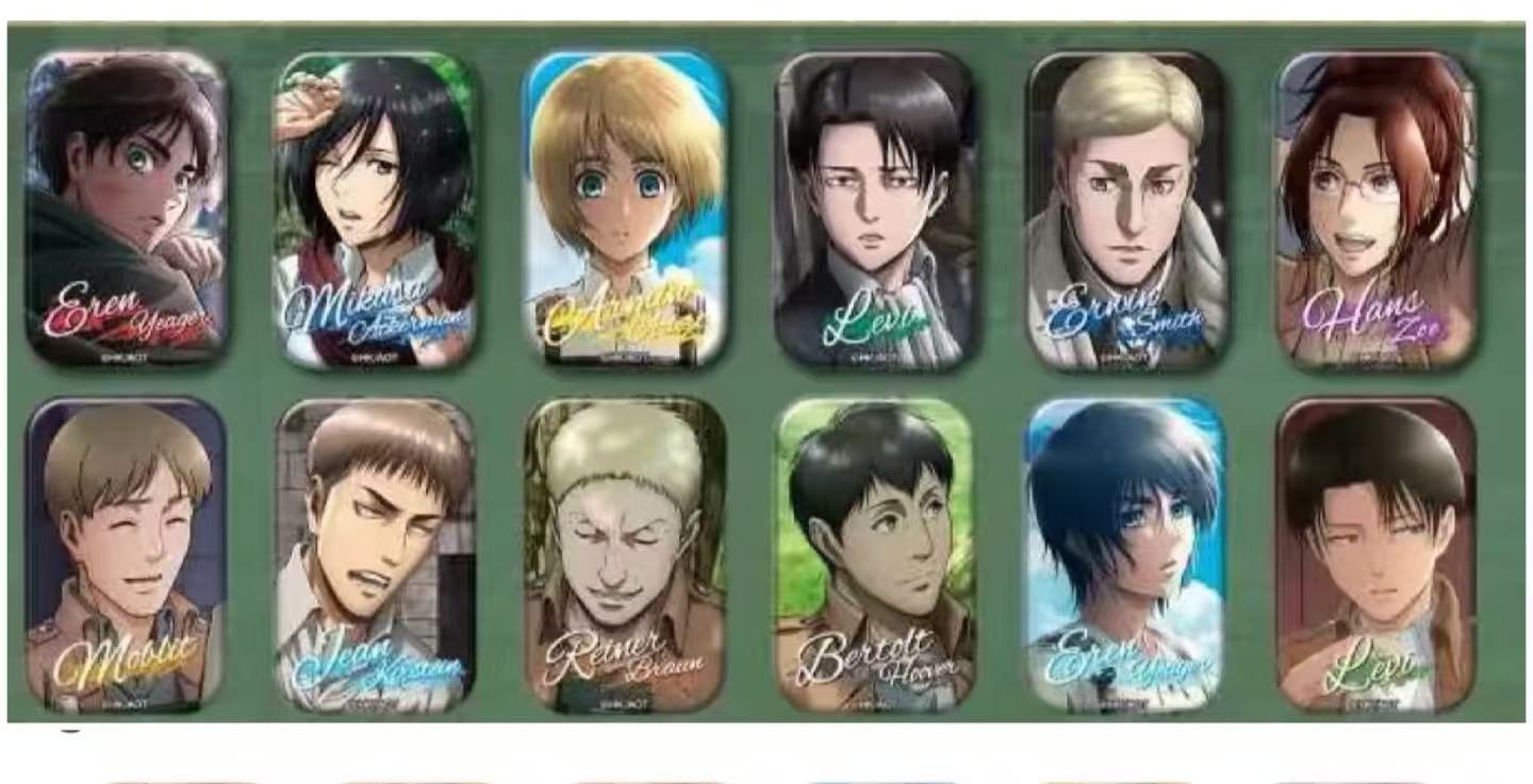 【日谷】进击的巨人Bw Ensky 圆角方吧唧