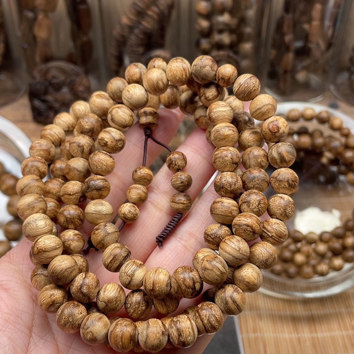 【闪购商品】沉香手串止**善正区达拉干虎斑野料