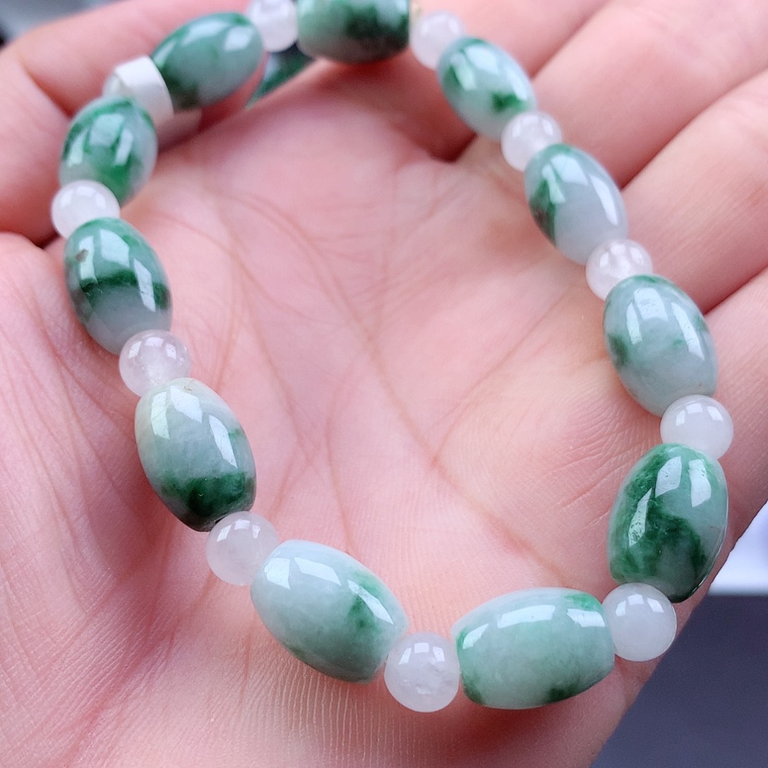 未镶嵌手链翡翠手串