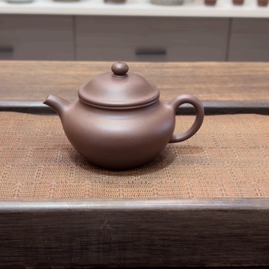紫砂茶壶本地老紫泥半手工瑕．