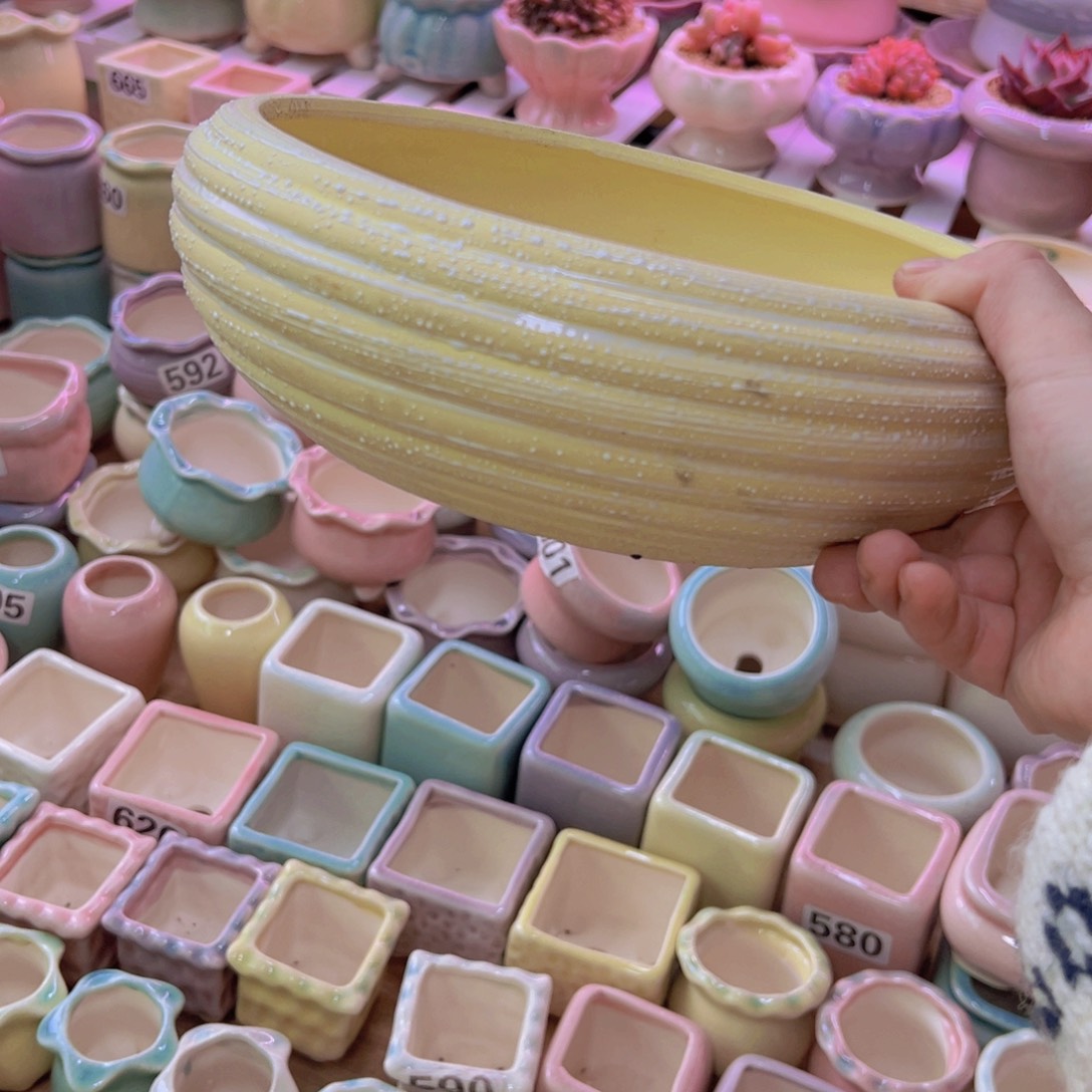  陶瓷花盆当场凑满12包邮