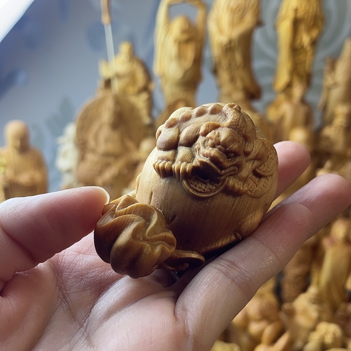 柏木（崖柏）崖柏貔貅钱袋子