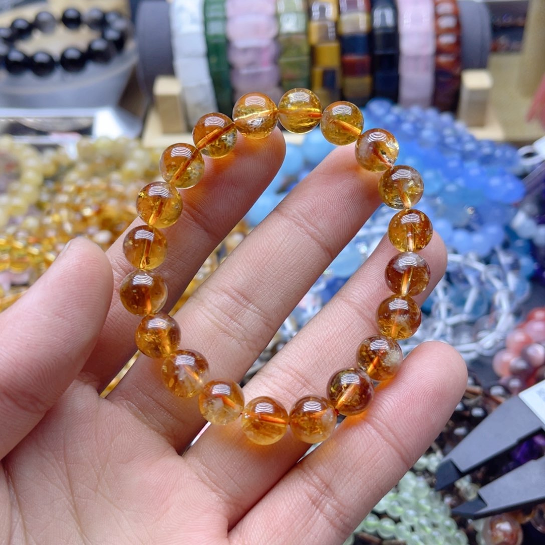 水晶手链银S925镶嵌10mmm