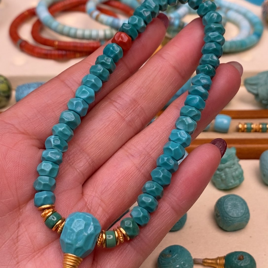 绿松石珠宝奇石未镶嵌