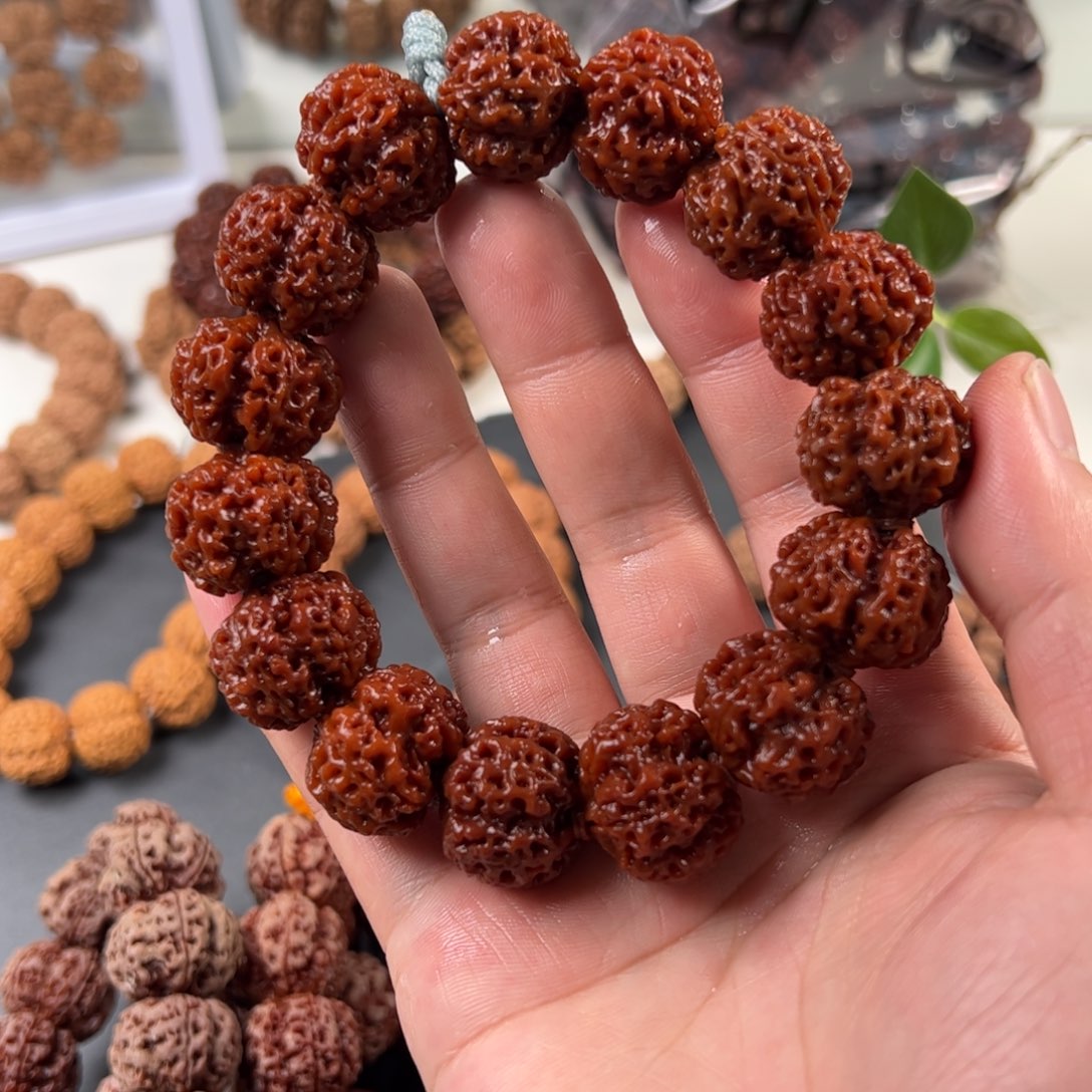 金刚菩提手串傲骨梅花原生态顶奢 21