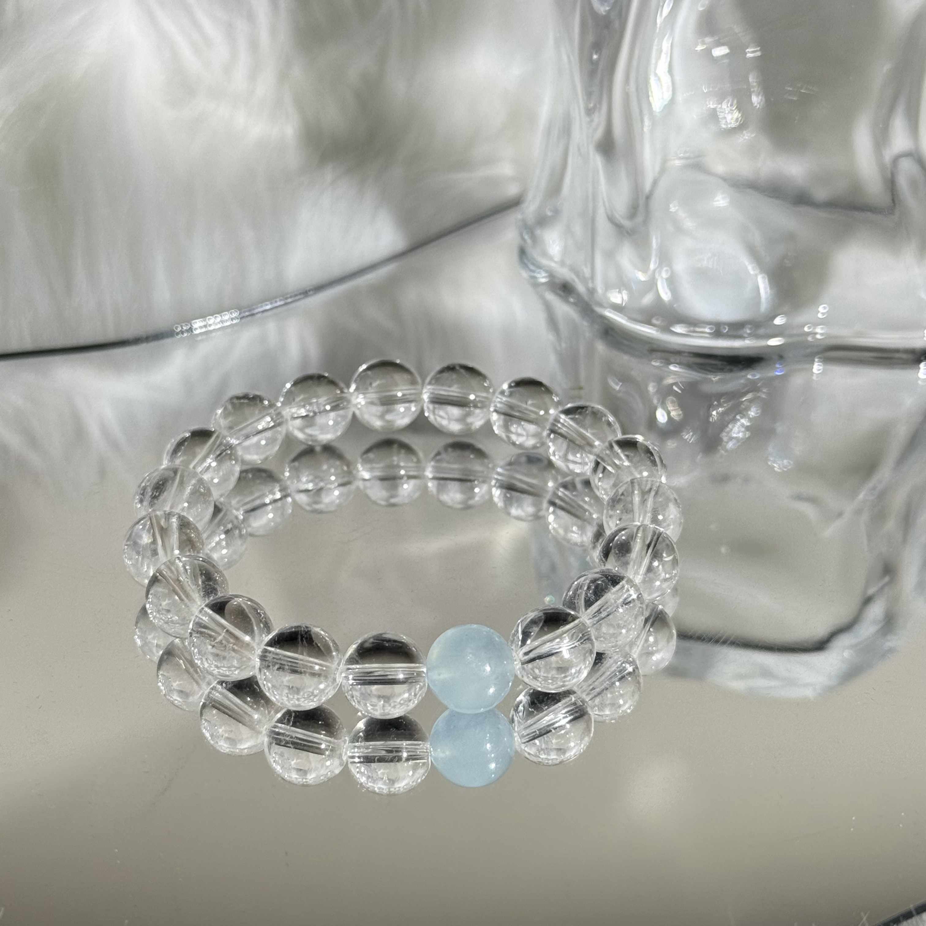 【露丝同款】东海白水晶设计款单圈手串Z013多样性发其一