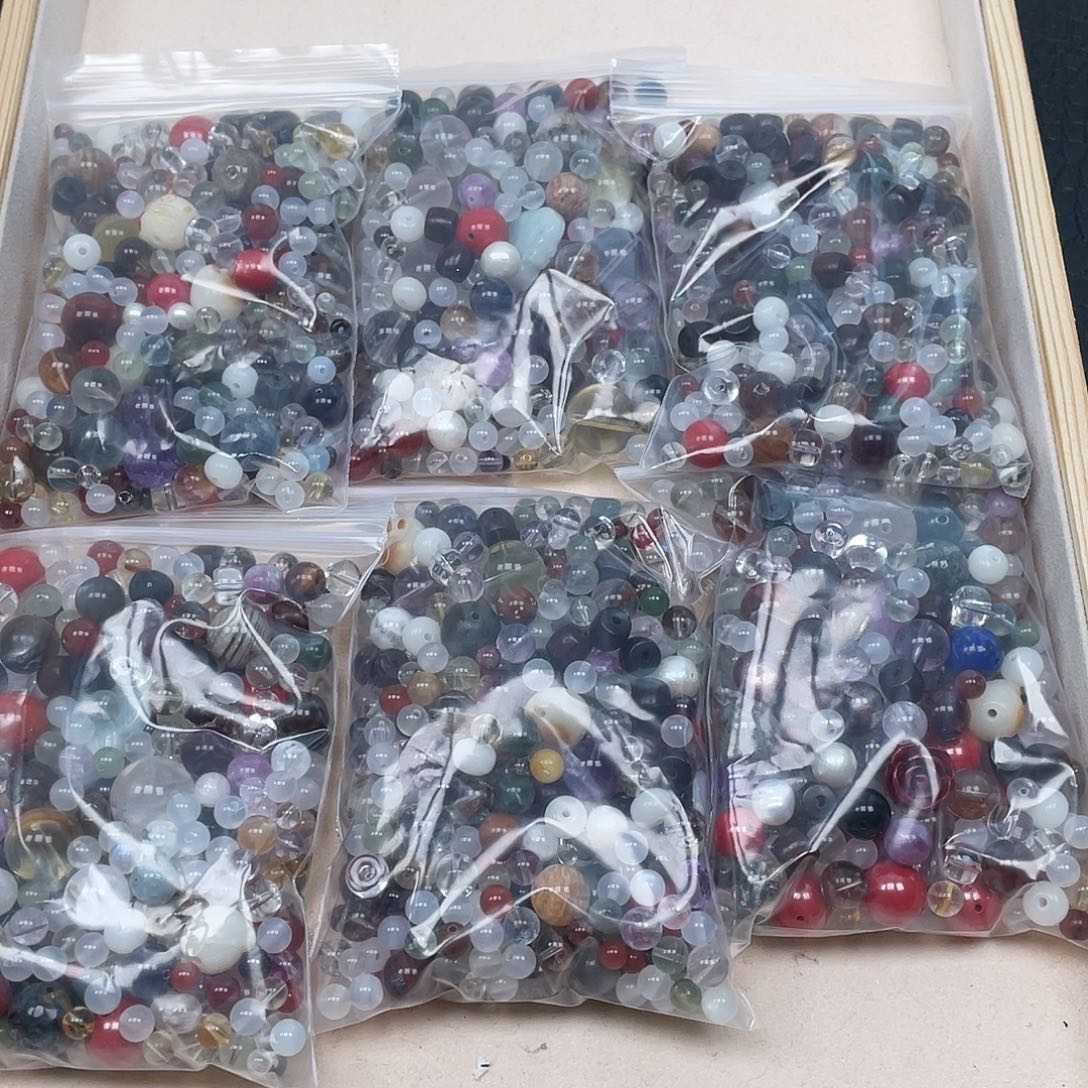 未镶嵌水晶手链散珠随机发