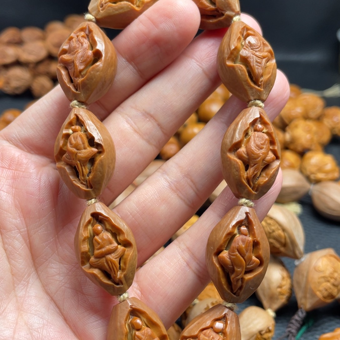 手串/手链橄榄核橄榄核雕刻手串的