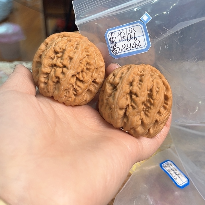 文玩核桃把件非嫁接大粗筋