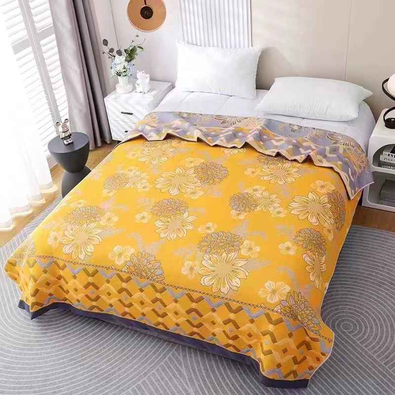 金玉满堂200*230纱布大床盖