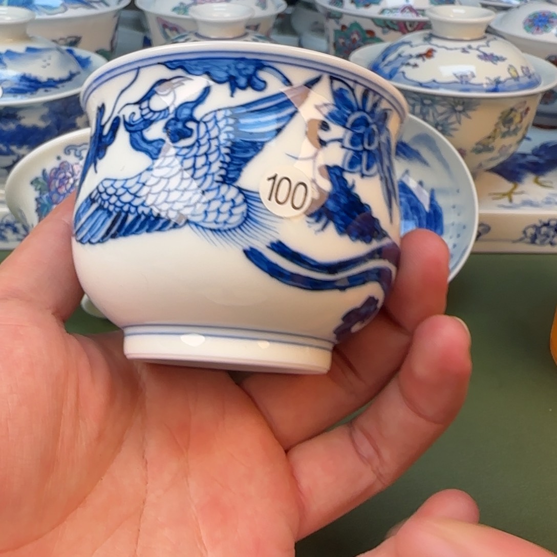 彦祖纯手工手绘茶具100