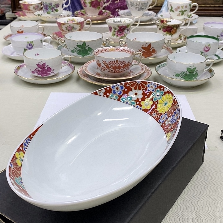 摆件进口九谷瓷器