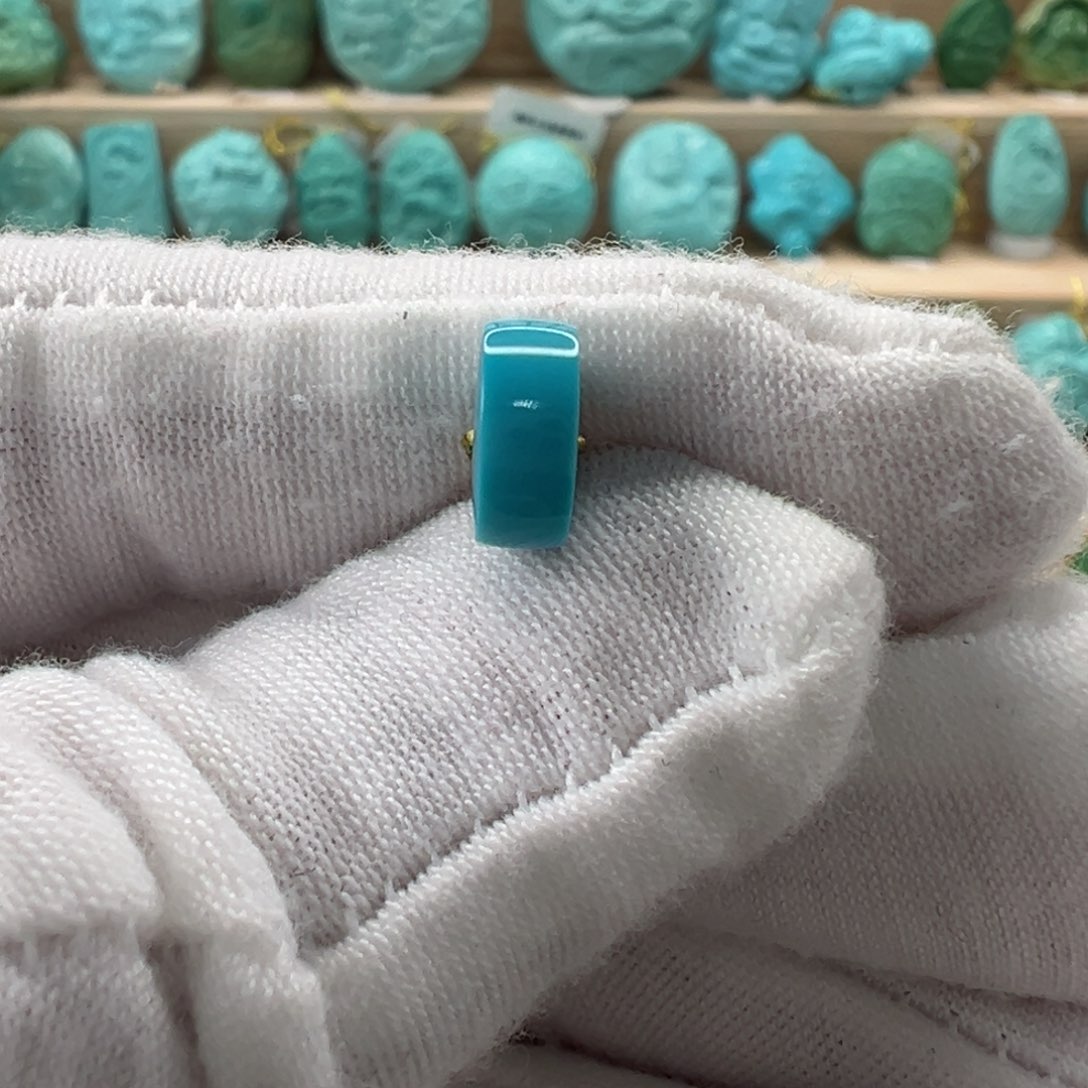 未镶嵌绿松石直切珠8.8x3.9mm