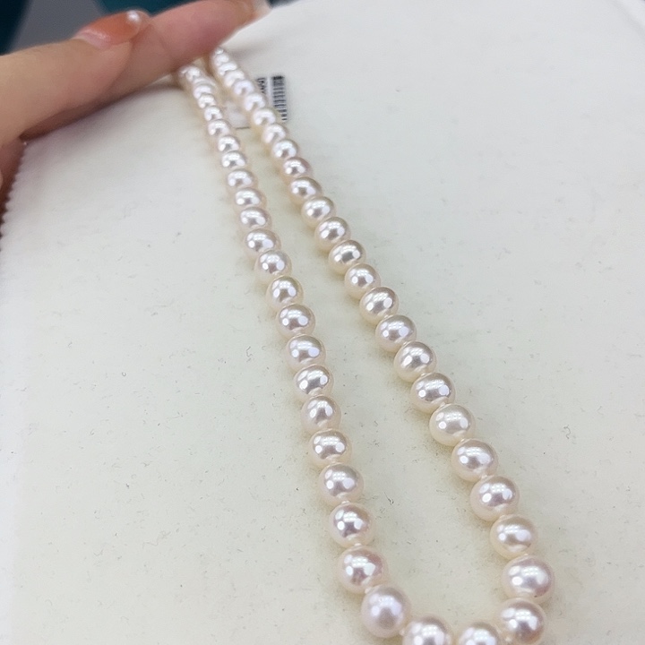 淡水珍珠颈饰未镶嵌7➕极光炫彩