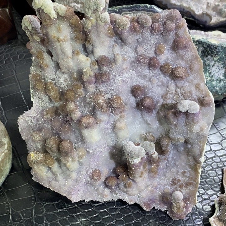 未镶嵌珠宝半成品水晶紫软啵啵奇石