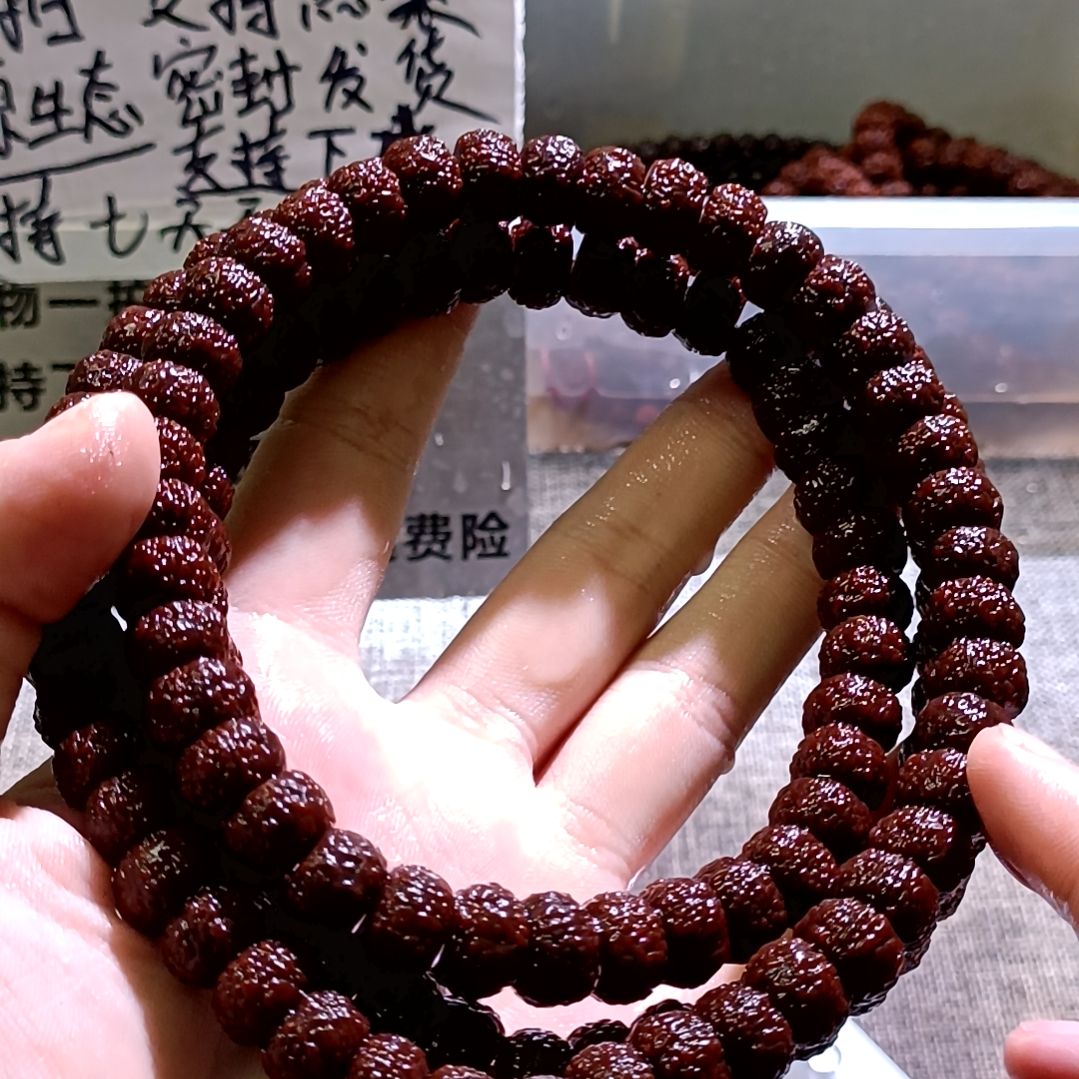 吊坠金刚菩提藏切龙鳞小金刚108精挑去黄尺寸11+