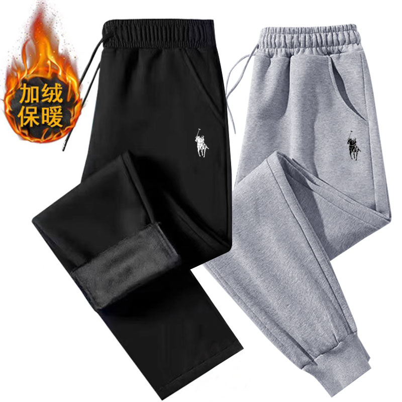 【工厂破价】休闲裤男女可穿加绒束脚平脚舒适百搭长裤运动男士休闲