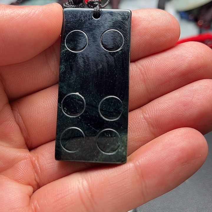 翡翠颈饰未镶嵌天然緬甸翡翠吊墜