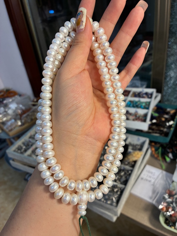 藏式108念珠，淡水，多尺寸，直播间过品，再按对应价格拍，Diy配件
