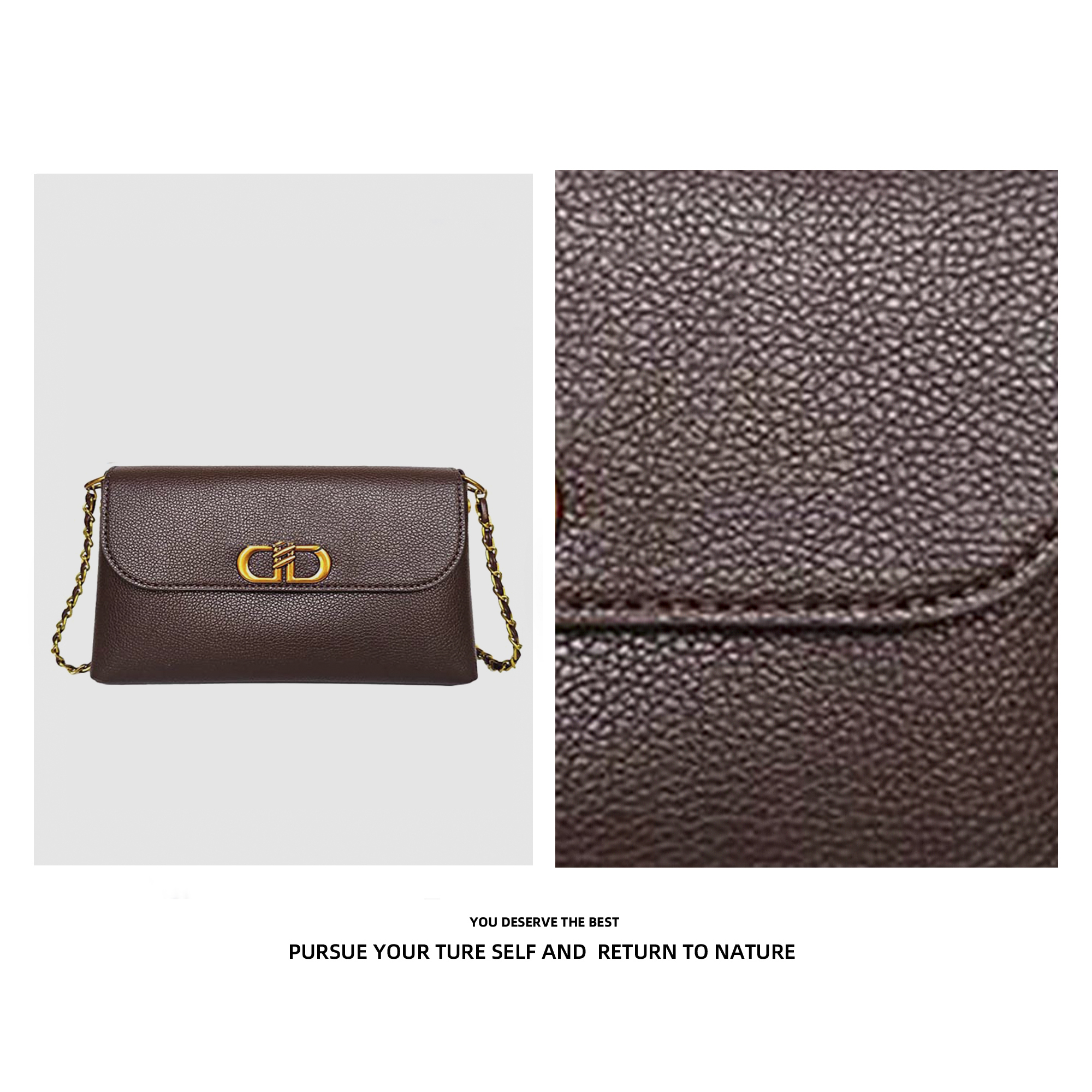 【22*4*12cm】秋冬新款时尚轻奢手提单肩斜挎包9665