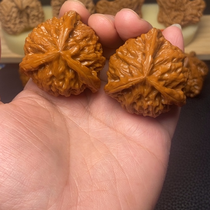 文玩核桃吊坠?***9工艺三棱