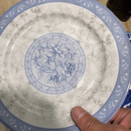 瓷片陶瓷8英寸平盘红叶