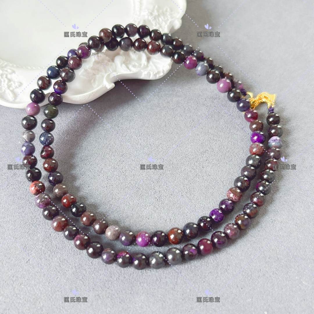 匡氏甄选 舒俱来老油料项链4mm Z-HL-A1817（多样性发一）