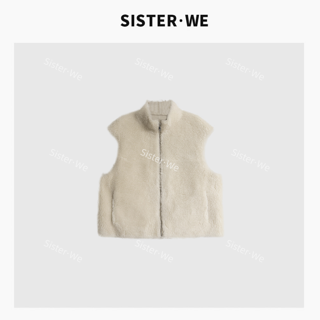 薇姐【雾禾】Sister·We皮毛一体马甲立体宽肩外套 221