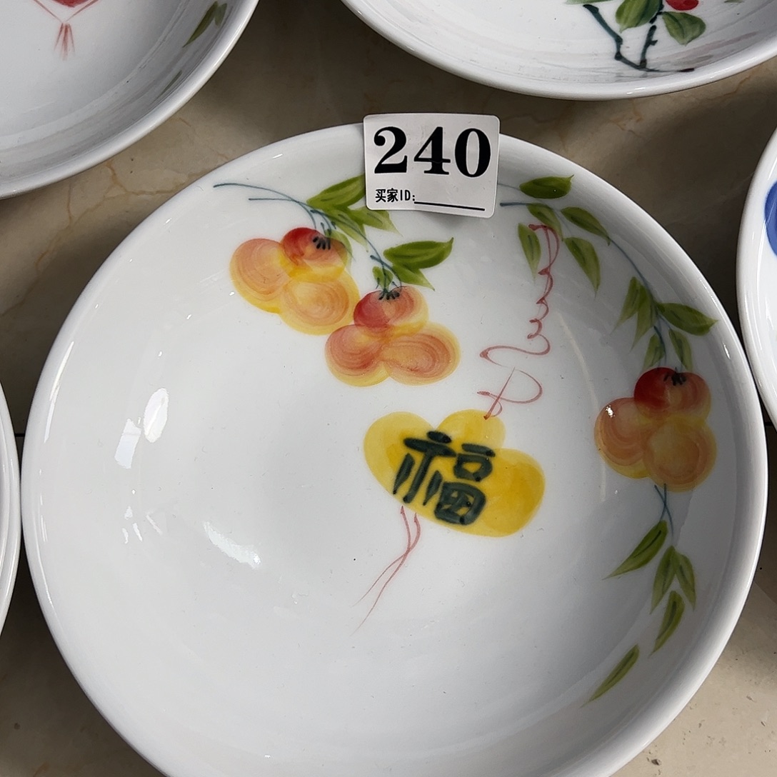 瓷片景德镇陶瓷手工手绘制作