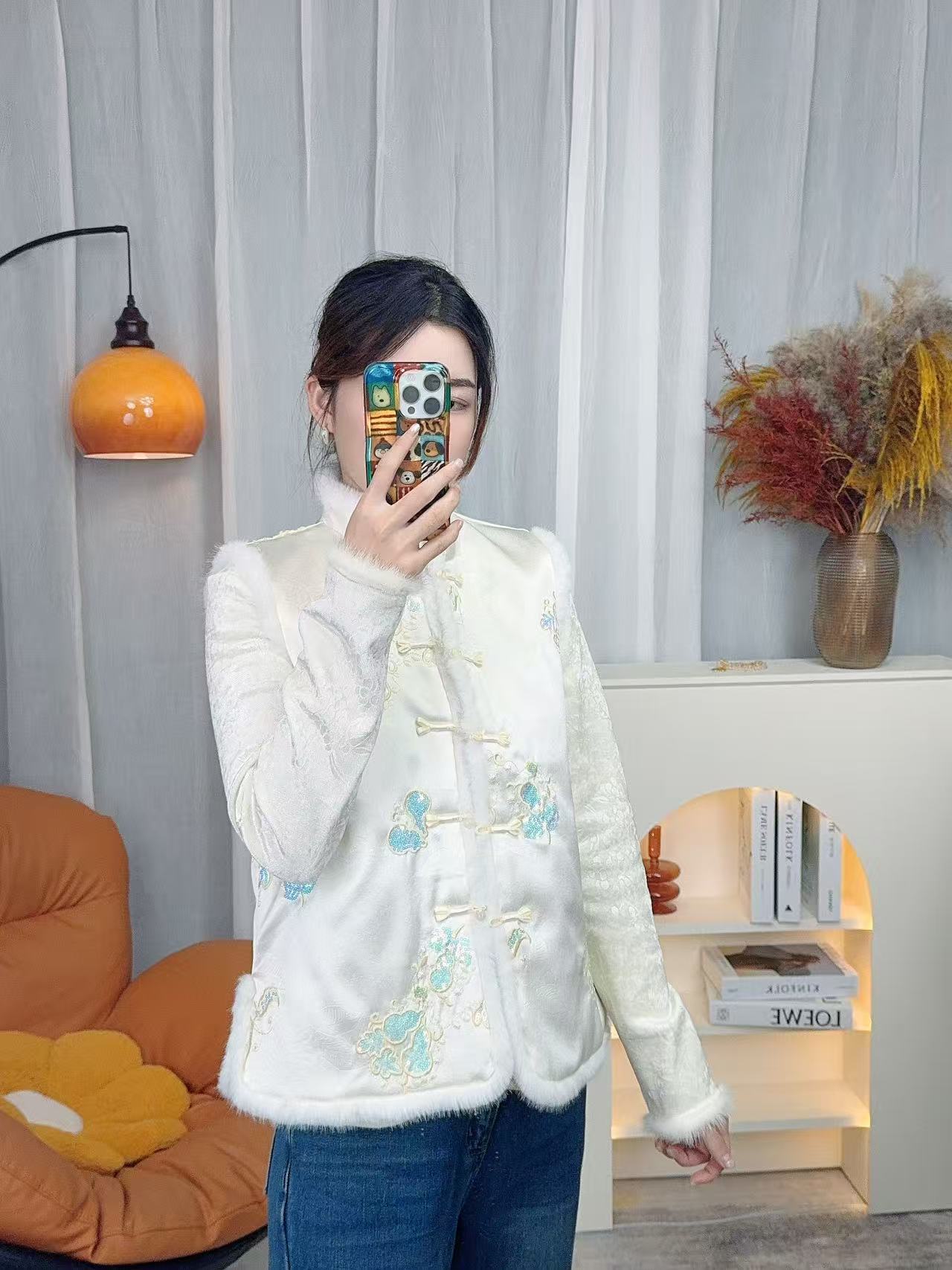 【宝葫芦】国风新中式马甲外套加绒加厚冬季女款