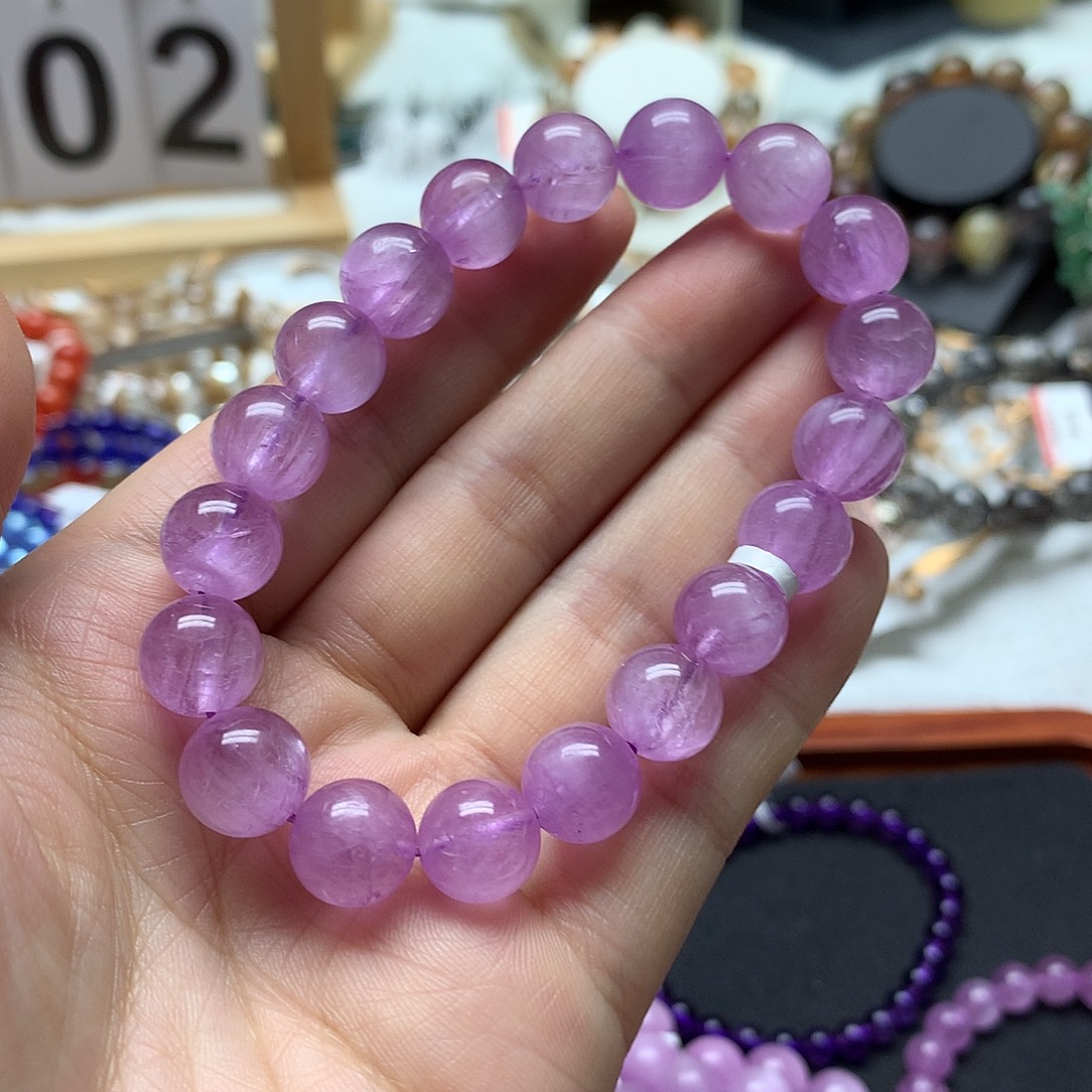 锂辉石手链未镶嵌手链