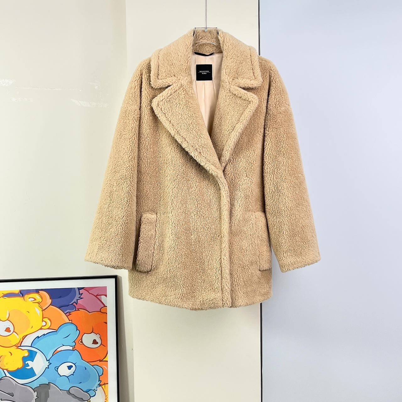 99新 MaxMara 99新/MaxMara/泰迪大衣外套/38码/Xspk058