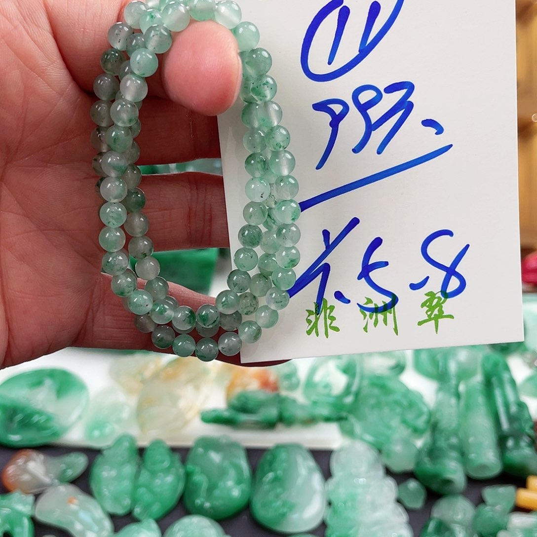 石英质玉三圈未镶嵌